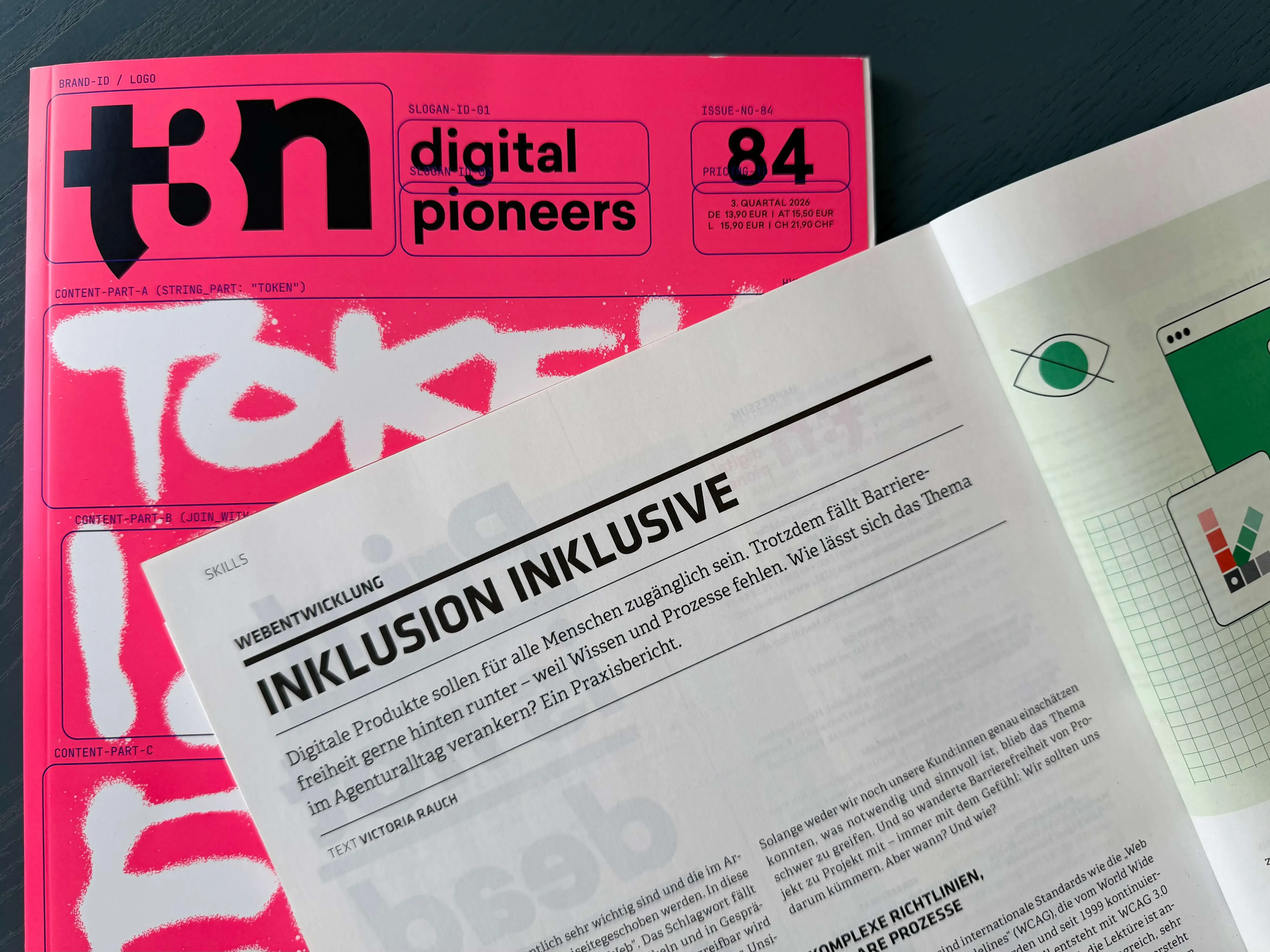 t3n Cover t3n cover Ausgabe 88 mit Artikel Inklusion Inklusive