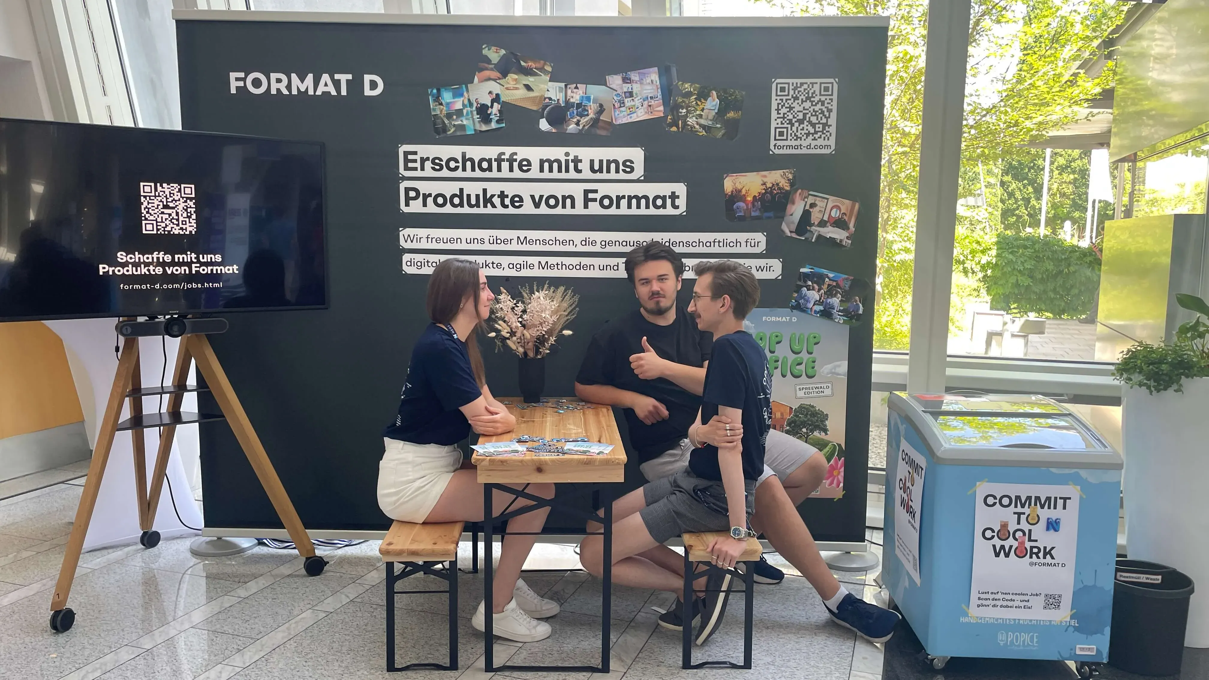 Format D Stand auf Neos Conference